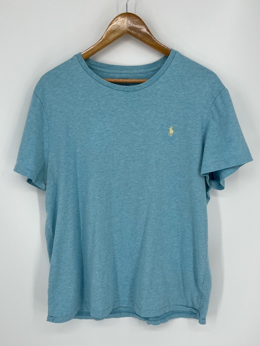 Polo Ralph Lauren Short Sleeve Slim Fit T-Shirt Men’s Size XL Light Blue